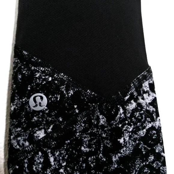 NEW | Lululemon Pace Rival Crop *22" Achromatize Ice Grey Black 6 - Picture 13 of 15